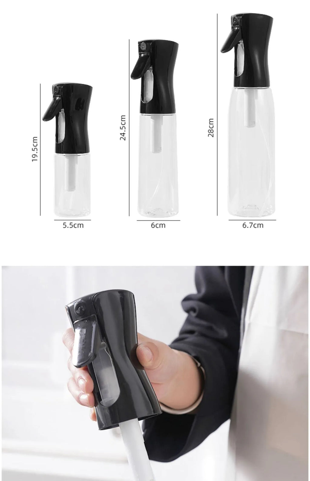 Kitchen Air Fryer High-pressure Spray Bottle Mist